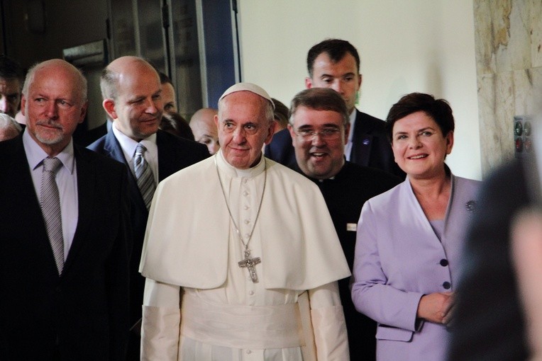 Papież Franciszek z wizytą w USD w Prokocimiu