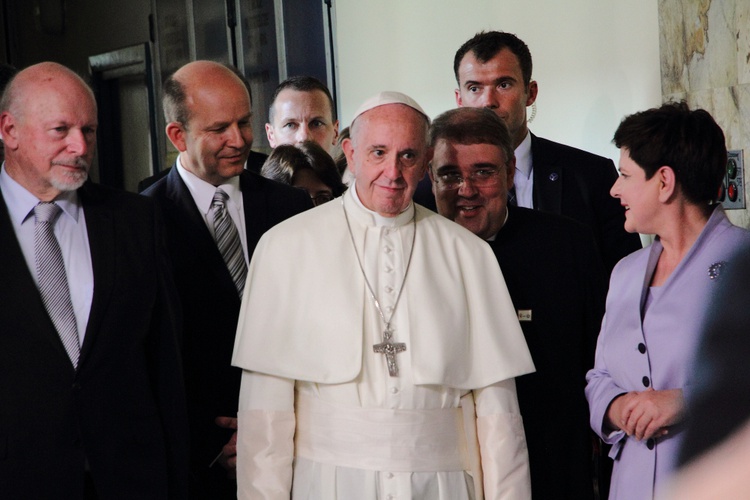 Papież Franciszek z wizytą w USD w Prokocimiu