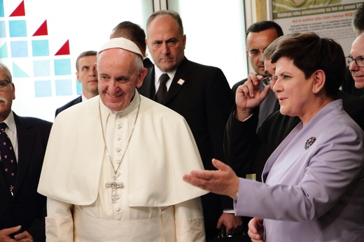 Papież Franciszek z wizytą w USD w Prokocimiu