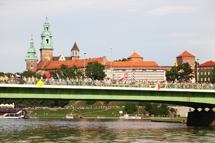 Piątek na ŚDM - pielgrzymi w Krakowie