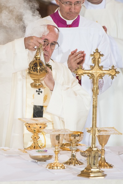 Papież w sanktuarium świętego Jana Pawła Wielkiego