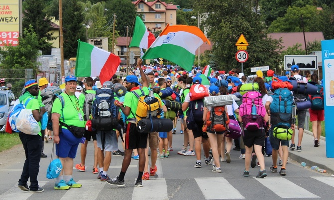 Pielgrzymi ŚDM na Campus Misericordiae