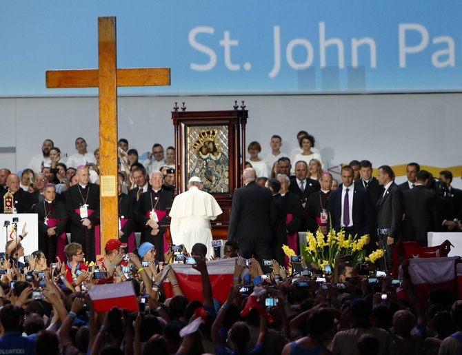 Spotkanie papieża Franciszka z wolontariuszami ŚDM - cz. 2