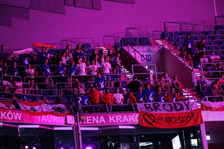 Spotkanie papieża Franciszka z wolontariuszami ŚDM