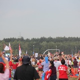 Młodzież z diecezji łowickiej na Mszy św. Posłania