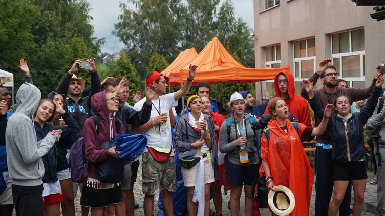 Pożegnanie pielgrzymów w Rzeszotarach