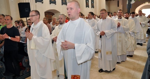 Wyjście pielgrzymki na Jasną Górę