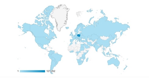 Gościliśmy w 115 państwach świata