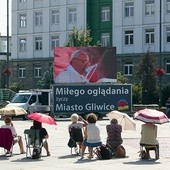 Transmisja Mszy Posłania na placu Krakowskim w Gliwicach.