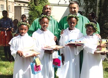 Młodzi Kenijczycy pokazali lublinianom,  jak przeżywają swoją wiarę.