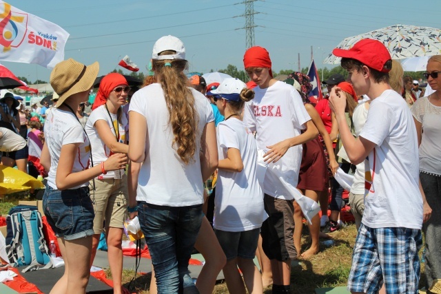 Z czechowickiego Gimnazjum Katolickiego na Campus Misericordiae