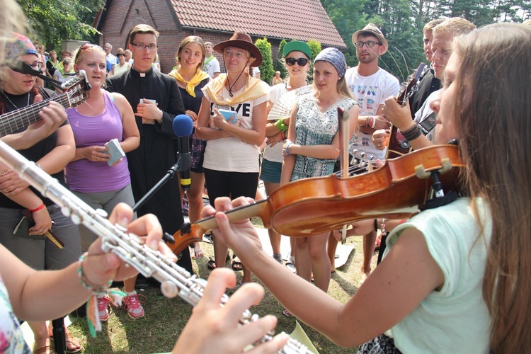 71. Pielgrzymka Rybnicka - dzień trzeci (Msza św. w Miotku)