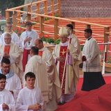 71. Pielgrzymka Rybnicka - dzień czwarty - Msza na wałach