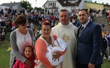 Podczas pielgrzymki została ochrzczona mała Kornelia Sierka