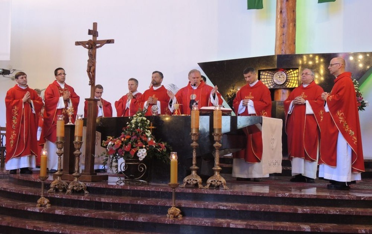 33. Oświęcimska Piesza Pielgrzymka na Jasną Górę - Msza św. i pakowanie bagaży