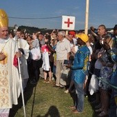 Bp Andrzej Jeż podczas dnia wspólnoty w Starym Sączu