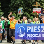 Powitanie 25. Pielgrzymki Diecezji Bielsko-Żywieckiej na Jasnej Górze - grupy hałcnowskie