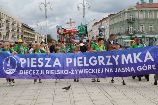 25. Piesza Pielgrzymka Diecezji Bielsko-Żywieckiej - już na Jasnej Górze