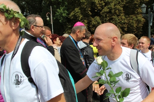 Powitanie 30. Pieszej Pielgrzymki Andrychowskiej na Jasnej Górze