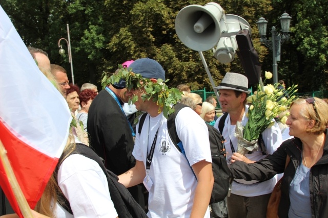 Powitanie 30. Pieszej Pielgrzymki Andrychowskiej na Jasnej Górze