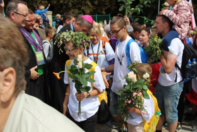 Powitanie 30. Pieszej Pielgrzymki Andrychowskiej na Jasnej Górze