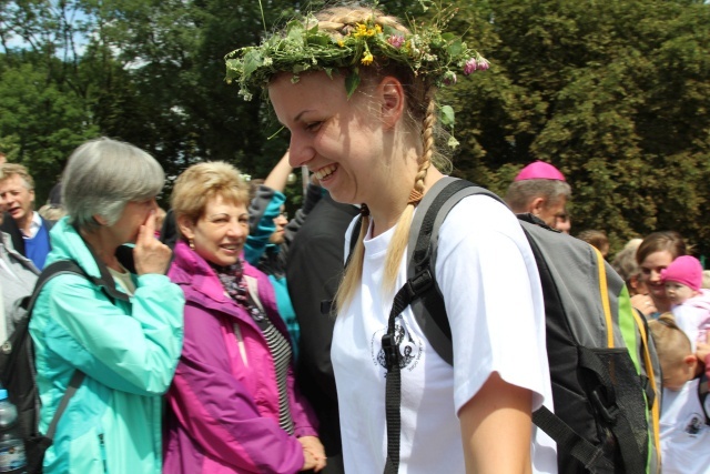 Powitanie 30. Pieszej Pielgrzymki Andrychowskiej na Jasnej Górze