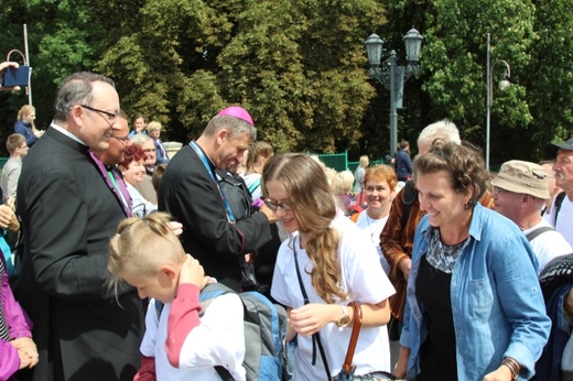 Powitanie 30. Pieszej Pielgrzymki Andrychowskiej na Jasnej Górze