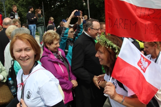 Powitanie 30. Pieszej Pielgrzymki Andrychowskiej na Jasnej Górze