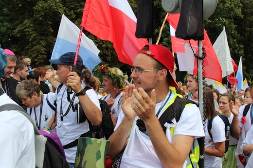 Powitanie 30. Pieszej Pielgrzymki Andrychowskiej na Jasnej Górze