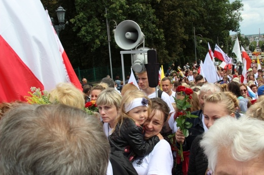 Powitanie 30. Pieszej Pielgrzymki Andrychowskiej na Jasnej Górze