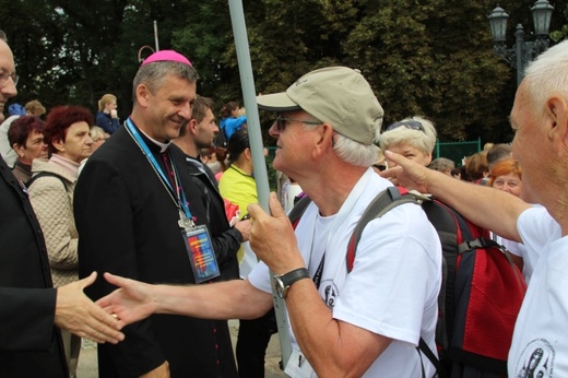 Powitanie 30. Pieszej Pielgrzymki Andrychowskiej na Jasnej Górze