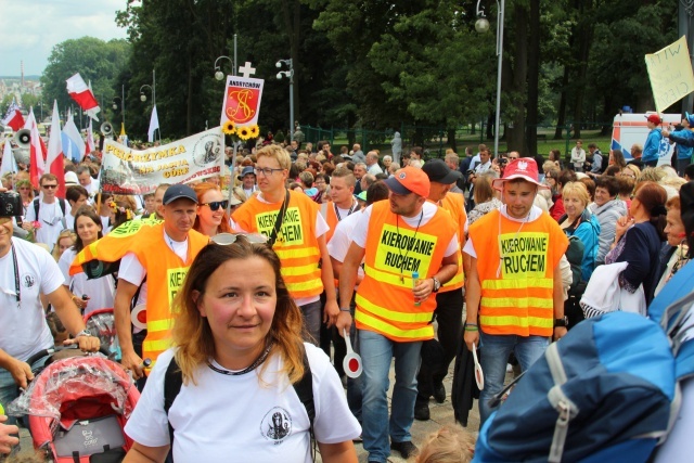 Powitanie 30. Pieszej Pielgrzymki Andrychowskiej na Jasnej Górze