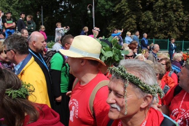 Powitanie 25. Pieszej Pielgrzymki Cieszyńskiej na Jasnej Górze