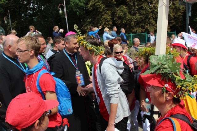 Powitanie 25. Pieszej Pielgrzymki Cieszyńskiej na Jasnej Górze