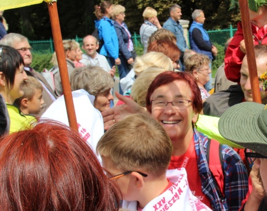 Powitanie 25. Pieszej Pielgrzymki Cieszyńskiej na Jasnej Górze