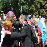 Powitanie 25. Pieszej Pielgrzymki Cieszyńskiej na Jasnej Górze