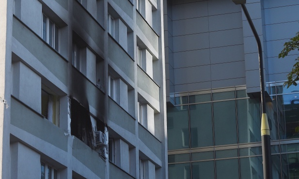 Wybuch gazu w wieżowcu w centrum Warszawy