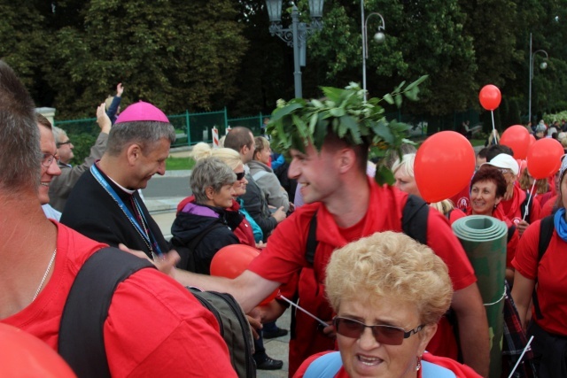 Powitanie 33. Pielgrzymki Oświęcimskiej na Jasnej Górze