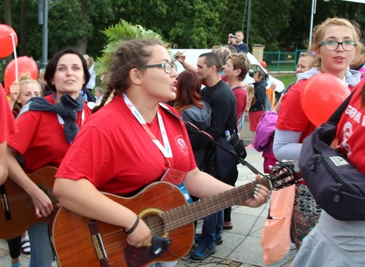 Powitanie 33. Pielgrzymki Oświęcimskiej na Jasnej Górze