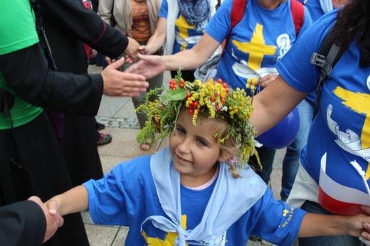 Powitanie 33. Pielgrzymki Oświęcimskiej na Jasnej Górze