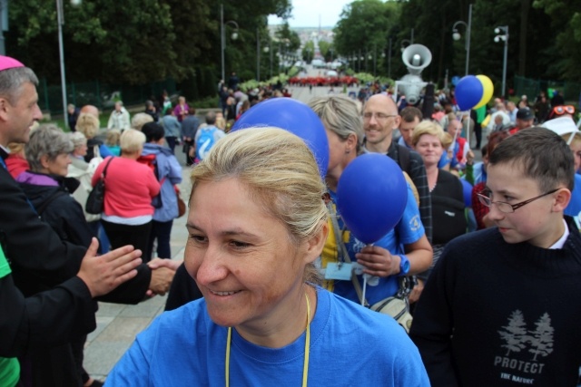 Powitanie 33. Pielgrzymki Oświęcimskiej na Jasnej Górze