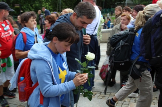 Powitanie 33. Pielgrzymki Oświęcimskiej na Jasnej Górze