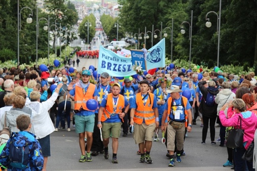 Powitanie 33. Pielgrzymki Oświęcimskiej na Jasnej Górze