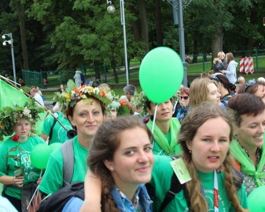 Powitanie 33. Pielgrzymki Oświęcimskiej na Jasnej Górze