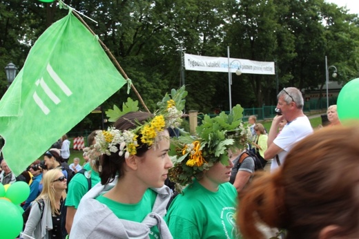 Powitanie 33. Pielgrzymki Oświęcimskiej na Jasnej Górze