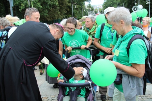 Powitanie 33. Pielgrzymki Oświęcimskiej na Jasnej Górze