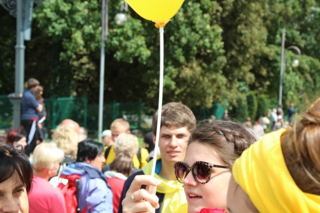 Powitanie 33. Pielgrzymki Oświęcimskiej na Jasnej Górze