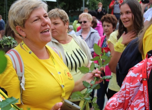 Powitanie 33. Pielgrzymki Oświęcimskiej na Jasnej Górze