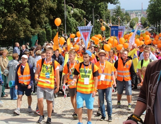 Powitanie 33. Pielgrzymki Oświęcimskiej na Jasnej Górze