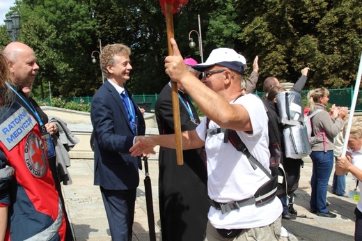 Powitanie 15. Pieszej Pielgrzymki Czechowickiej na Jasnej Górze